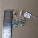 Boucles d'oreilles perles rocaille, Swaroski et bohème BBO004003