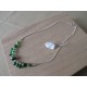Collier perles Swaroski, bohême et rocaille semi-rigide BCO003001